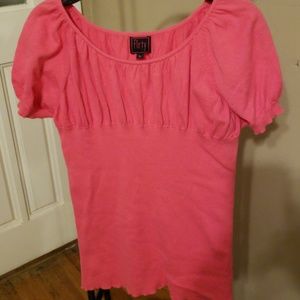 Flirty brand sweater blouse Peachy color Size M